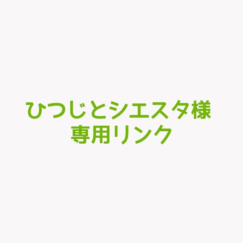 ひつじとシエスタ様 専用リンク デザインご確認用