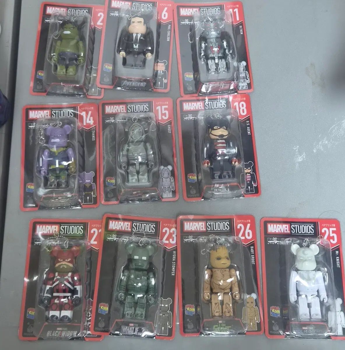 MARVEL(マーベル) ベアブリック フィギュア まとめ売り