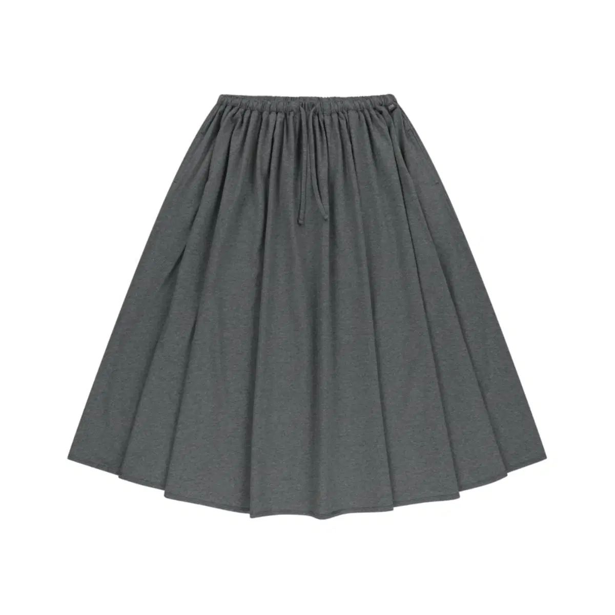 M イッセイオ038 バンディング ロング スカート チャコール BANDING LONG SKIRT 9,619円