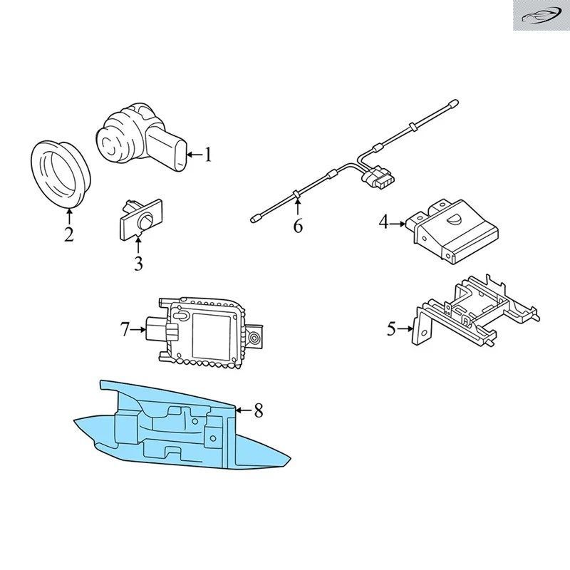 PRECISE 8Y0907693A 8Y0907694A レーンチェンジアシストモジュールマウントブラケット A3 QUATTRO 2022-2024用レーンチェンジアシストブラ 9,500円