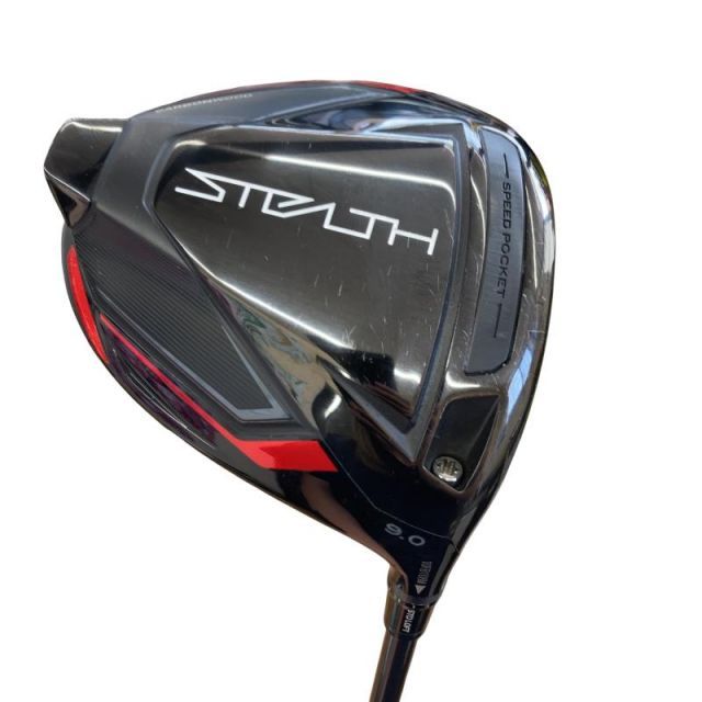 【中古】 テーラーメイド STEALTH 9° ドライバー DR TENSEI RED TM50(STEALTH DR) (フレックスS) メンズ 男性用 右利き 右用 Cランク ゴルフクラブ