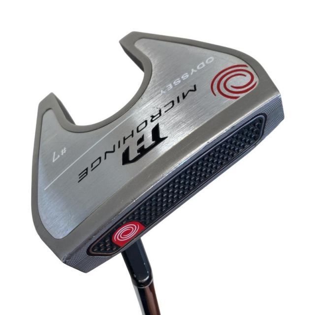 【中古】 オデッセイ MICROHINGE #7 S 33インチ パター PT スチール (フレックスその他) メンズ 男性用 右利き 右用 Cランク ゴルフクラブ