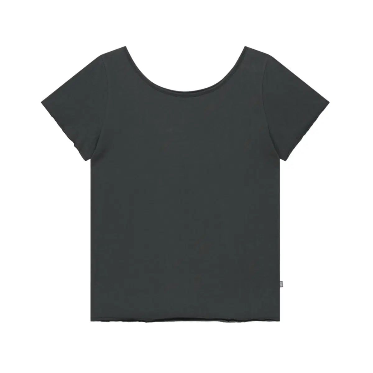 コイセイオ038 ルーズ オフショルダー 半袖 Tシャツ チャコール LOOSE OFF-SHOULDER T-SHIRT