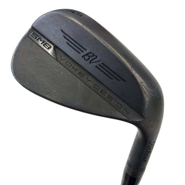 【中古】 タイトリスト VOKEY SPIN MILLED SM8 ジェットブラック 46°/10°F ウェッジ WG 純正特注シャフト (フレックスその他) メンズ 男性用 右利き 右用 Cランク ゴルフクラブ