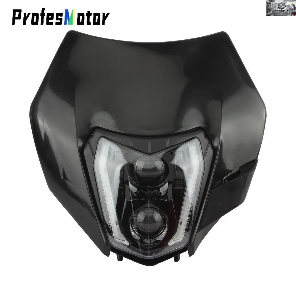 KTM LEDヘッドライトパーツ 2008-2016 EXC XC SX XCW 125-500 エンデューロ ダートバイク ヘッドランプ オートバイヘッドライト カスタム