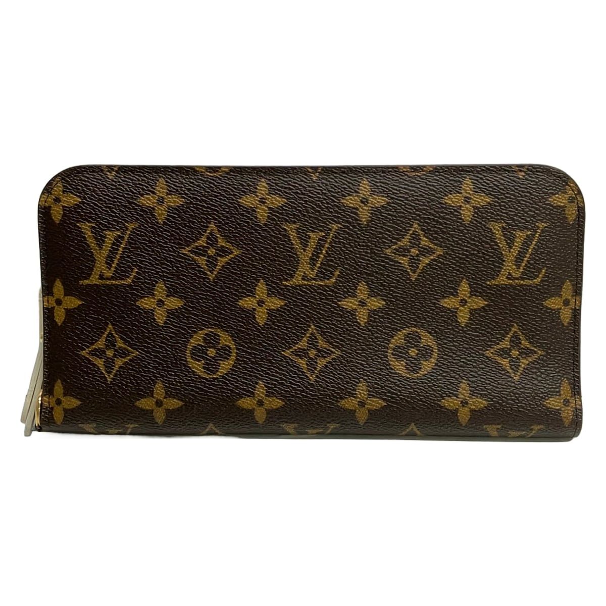 LOUIS VUITTON(ルイヴィトン) 長財布 モノグラム ポルトフォイユアンソリット M66563 イヴォワール イニシャル刻印 レザー