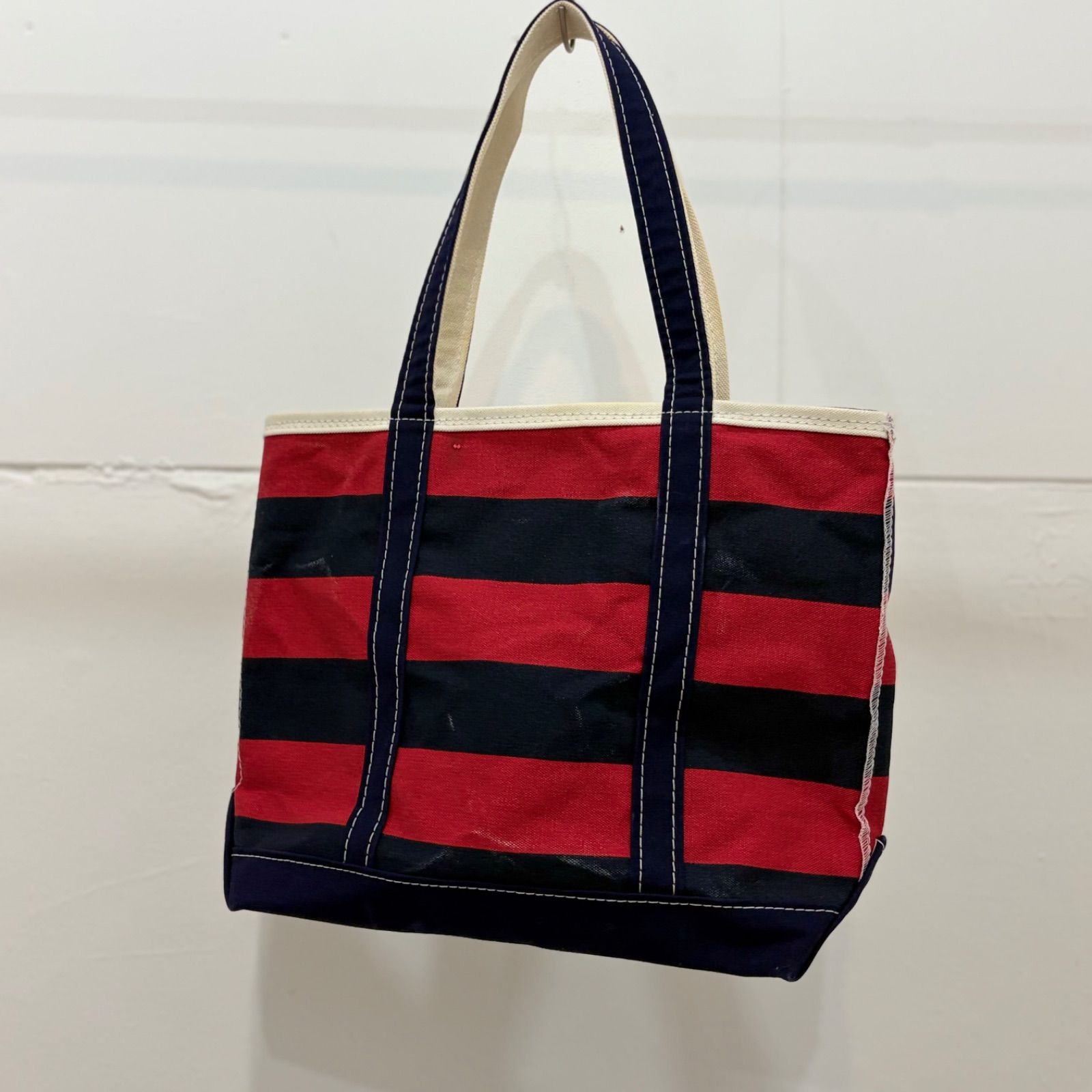 ~00s L.L.Bean tote bag ボーダー
