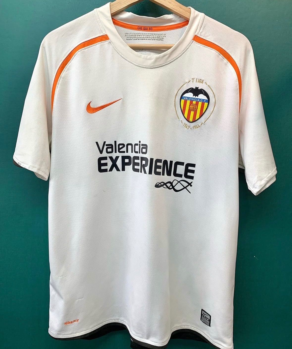 NIKE ナイキ バレンシアCF 08/09 ダビド・ビジャ 背番号7 VALENCIA Home DAVID VILLA No.7 M 海外輸入古着屋 NONAME 千葉店