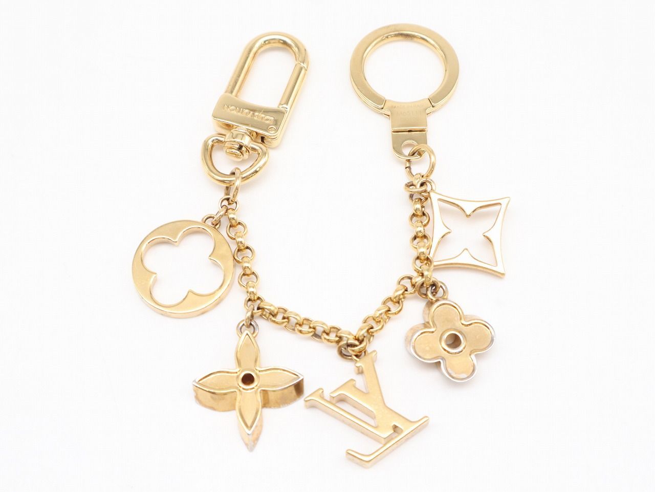 LOUIS VUITTON M65111キーホルダー・チャームフルールドゥモノグラム GP 箱・保存袋付 キーケース・キーホルダー
