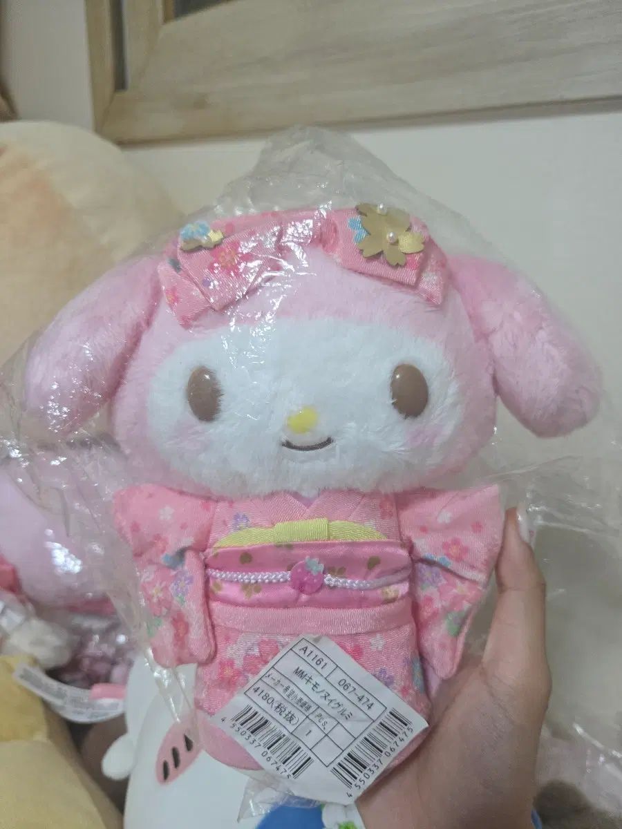 正規品/新品 サンリオ 日本 限定 マイメロディ 桜 柄 着物 ぬいぐるみ