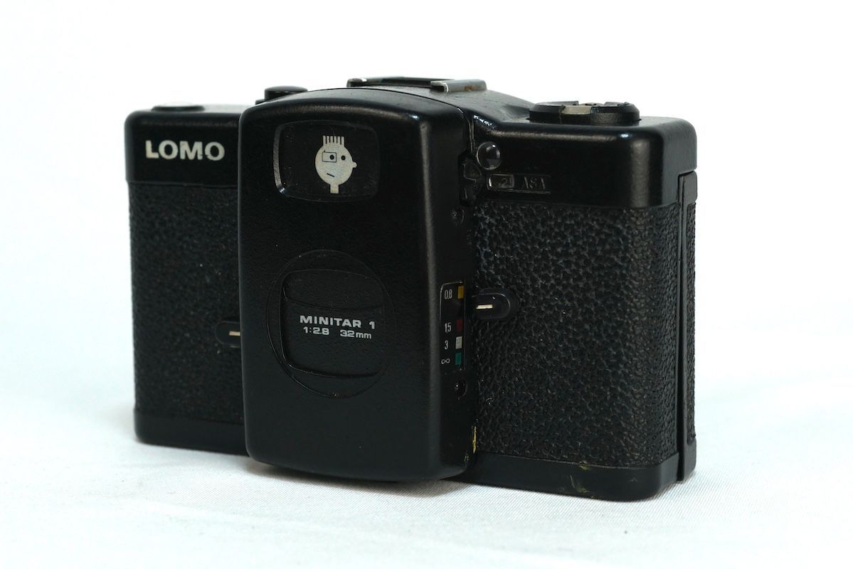 LOMO LC-A Lomo Compact Auto Matte Film Compact Camera Black Silver Vintage Camera Operation Unconfirmed