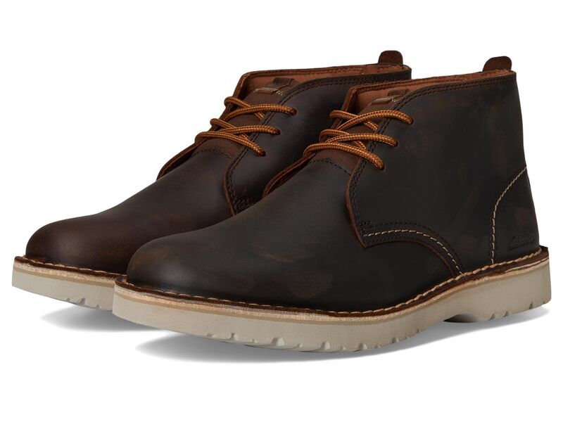 クラークス メンズ シューズ ブーツ・レインブーツ Clarks Eastridge Mid Beeswax Leather