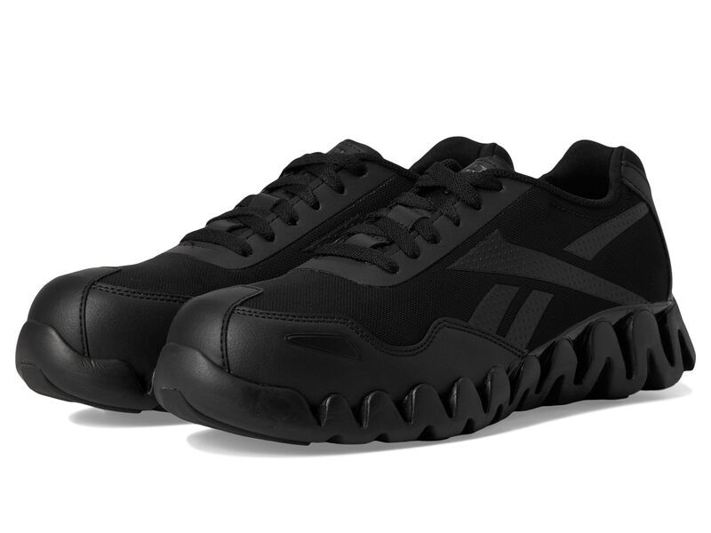 リーボック メンズ シューズ スニーカー Reebok Work Zig Pulse Work EH Comp Toe Black ブラック