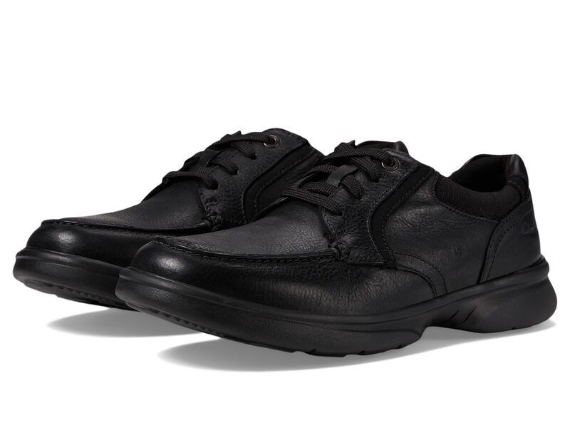 クラークス メンズ シューズ オックスフォード Clarks Bradley Vibe Black Tumbled L ブラック