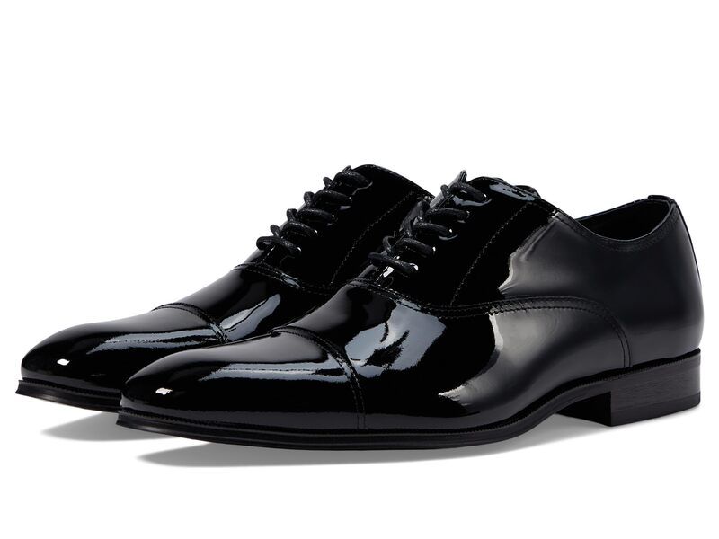 フローシャイム メンズ シューズ オックスフォード キャップ Florsheim Tux Cap Toe Oxford Black Patent ブラック