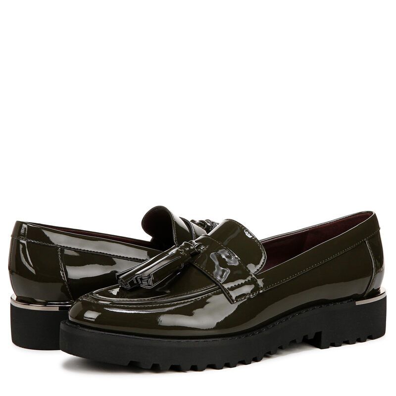 フランコサルト レディース シューズ スリッポン・ローファー Franco Sarto Carolynn Olive Green Patent グリーン 19,110円