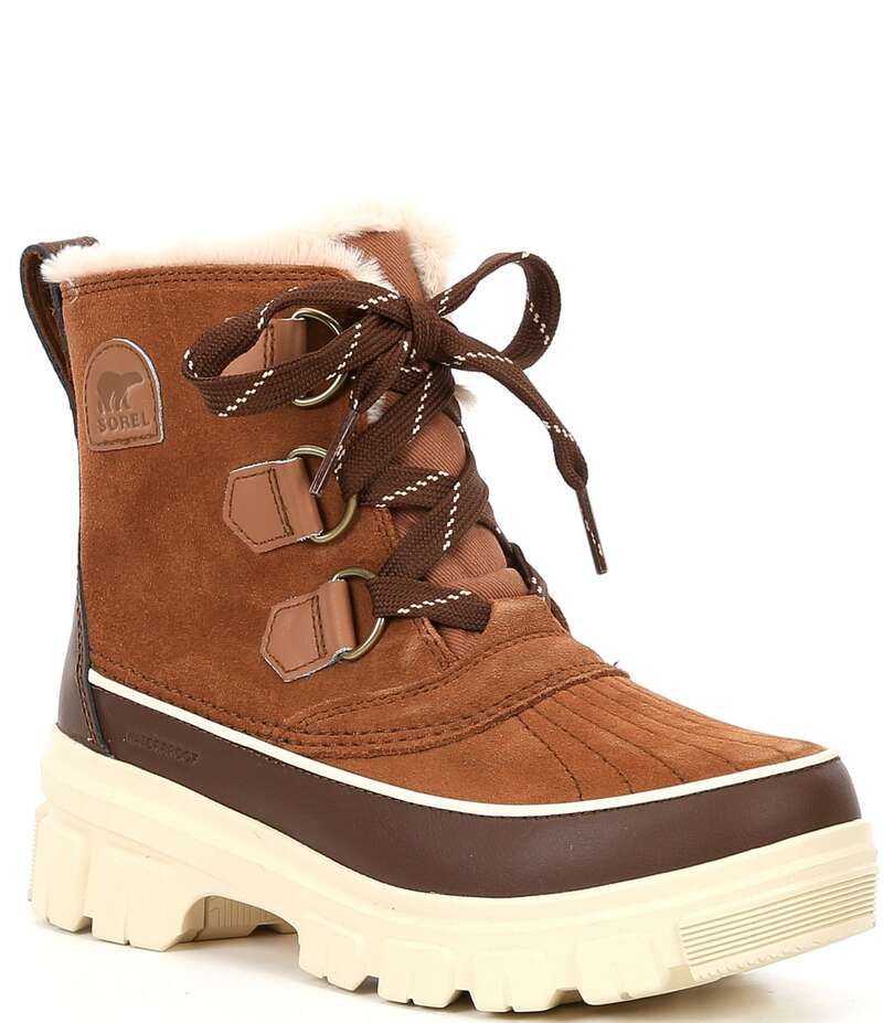 ソレル レディース シューズ ブーツ・レインブーツ スエード ブーツ Sorel Tivoli V Waterproof Suede Cold Weather Booties Velvet TanTo