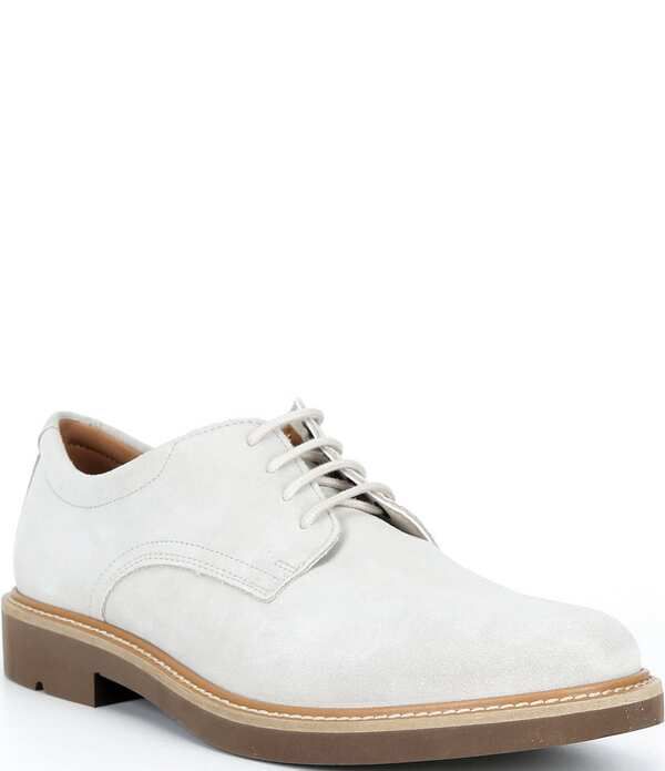 エコー メンズ シューズ オックスフォード スエード ECCO Mens Metropole London Suede Oxfords Gravel