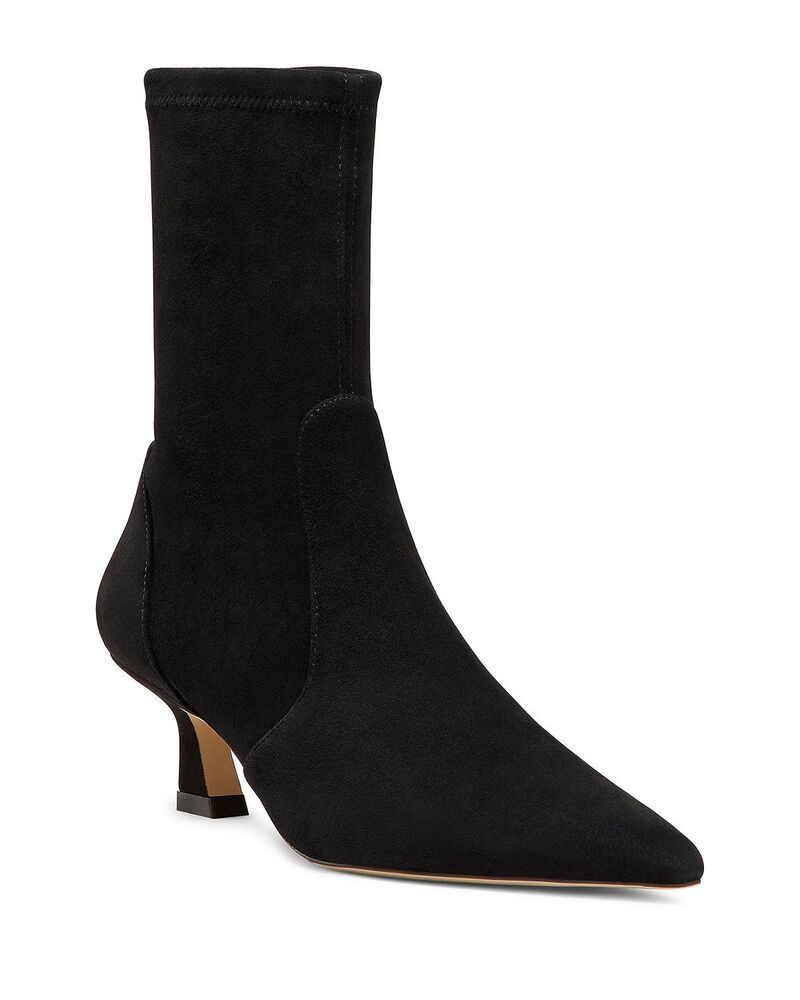 スチュアート ワイツマン レディース シューズ ブーツ・レインブーツ レザー Stuart Weitzman Womens Vinnie 50 Leather Booties Black ブラック