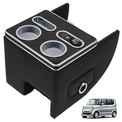 ★新品★クラフトワークス N-BOX N-BOXカスタム JF1 JF2 専用 コンソールボックス ドリンクホルダー 簡単 設置 収納 センター コンソール