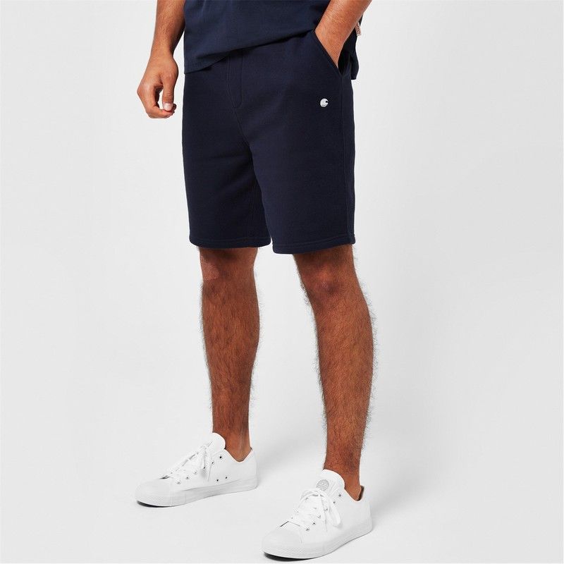 ソウルカル メンズ ボトムス ハーフパンツ・ショーツ ショートパンツ フリース SoulCal Signature Fleece Shorts Mens Navy ネイビー