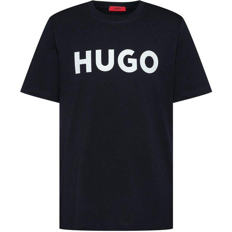 フューゴ メンズ トップス Tシャツ Hugo Dulivio T Shirt NavyWhite 405 ホワイト