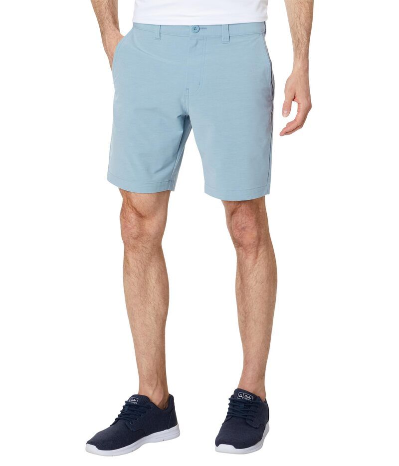 トラビスマヒュー メンズ ボトムス ハーフパンツ・ショーツ ショートパンツ TravisMathew Techino Shorts Ash Blue アッシュ