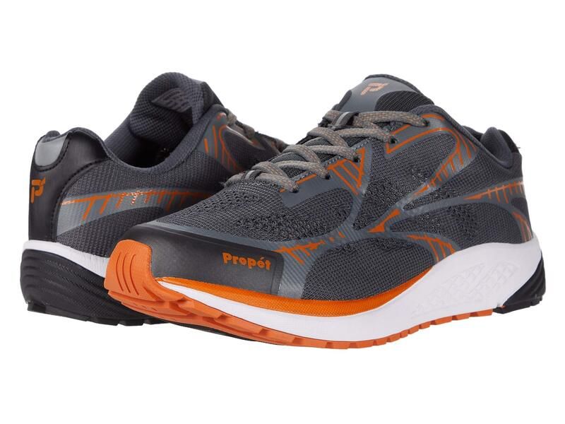 プロペット メンズ シューズ スニーカー Propet One LT Dark GreyBurnt Orange グレー