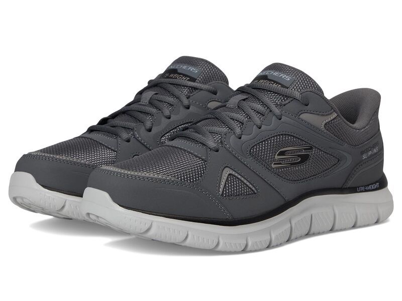 スケッチャーズ メンズ シューズ スニーカー SKECHERS Track Ezral Hands Free Slipin Charcoal チャコール 14,186円