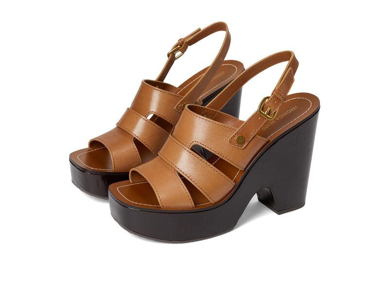 ヴェロニカ ベアード レディース シューズ ヒール Veronica Beard Peony Honey Tan Leather タン