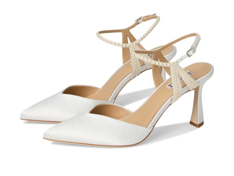 バッジェリーミシュカ レディース シューズ ヒール Badgley Mischka Destinee Soft White ホワイト 45,370円