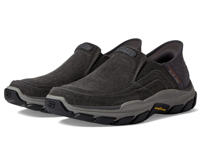 スケッチャーズ メンズ シューズ スニーカー Skechers Respected Holmgren Hands Free SlipIns Charcoal チャコール