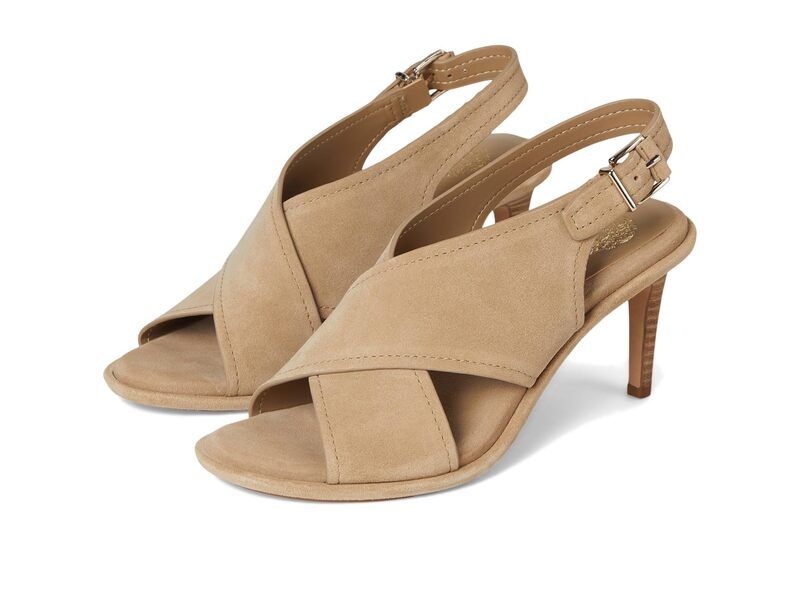ヴィンスカムート レディース シューズ ヒール サンダル Vince Camuto Famla Crossband Higheel Sandals Tortilla
