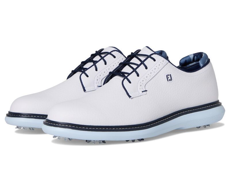 フットジョイ メンズ シューズ スニーカー Footjoy Traditions Blucher WhiteSky Blue ホワイト