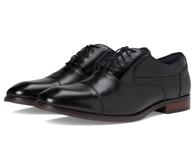 ステイシーアダムス メンズ シューズ オックスフォード キャップ Stacy Adams Kallum Cap Toe Oxford Black ブラック