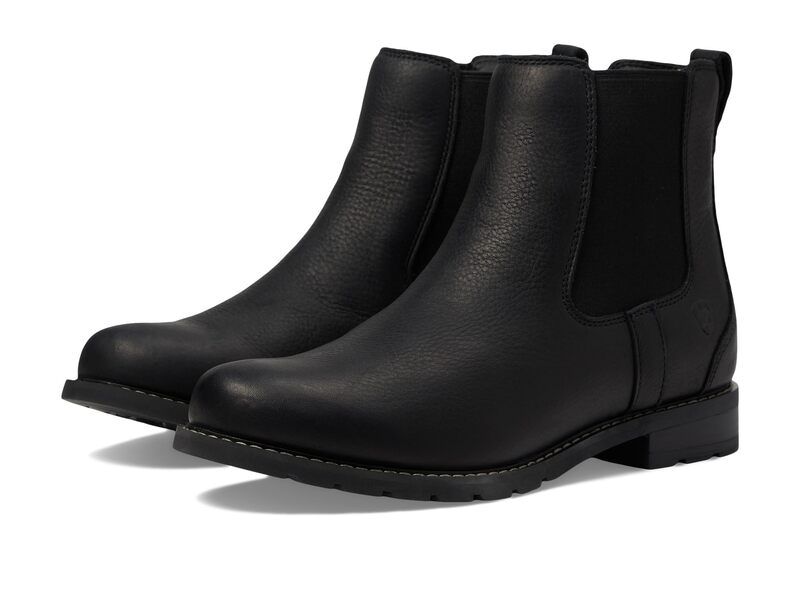 アリアト レディース シューズ ブーツ・レインブーツ チェルシーブーツ チェルシー Ariat Wexford Waterproof Chelsea Boots Black ブラック