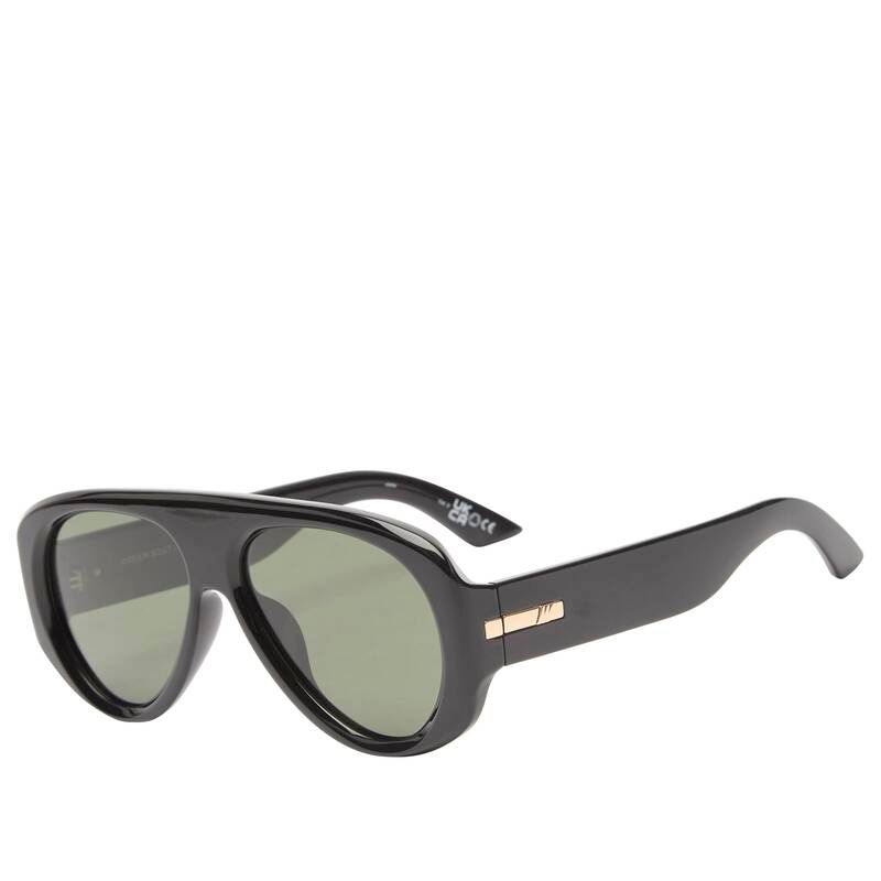ルスペックス レディース アクセサリー サングラス・アイウェア Le Specs Dream Boat Sunglasses Black Khaki Mono Polarized ブラック