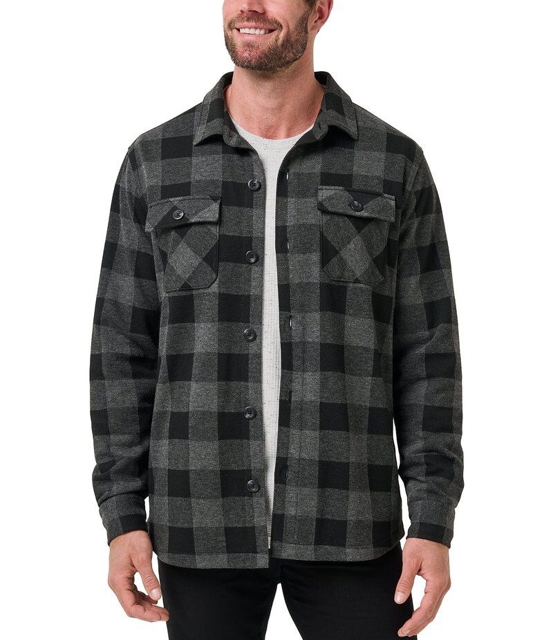 トラビスマヒュー メンズ トップス シャツ ジャケット TravisMathew Return Flight Shirt Jacket BlackGrey ブラック 36,920円