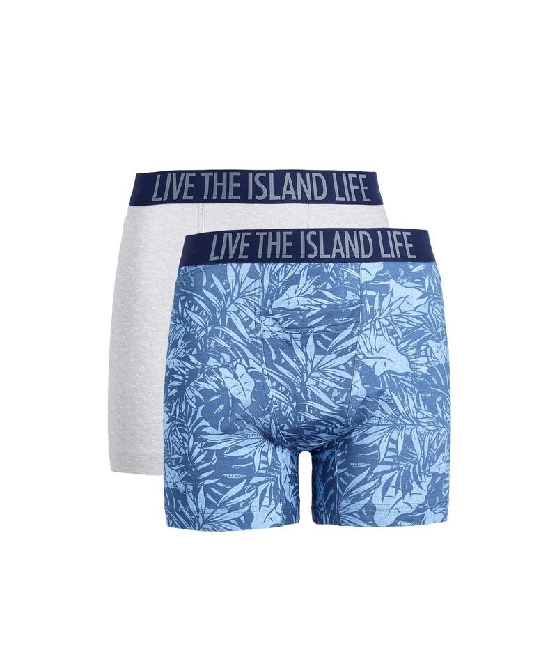 トッミーバハマ メンズ アンダーウェア ボクサーパンツ コットン Tommy Bahama 2pack Cotton Modal Boxers Brief Blue Print ブルー 9,360円