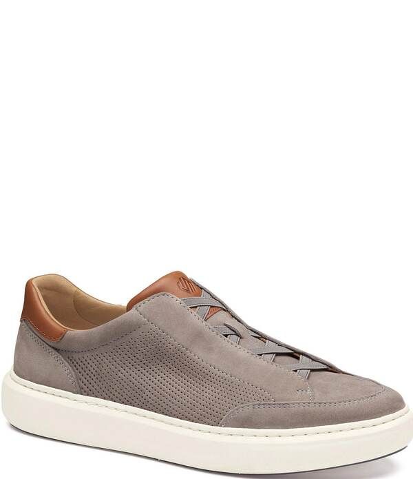 ジョンストンアンドマーフィー メンズ シューズ スリッポン・ローファー スニーカー レース Johnston Murphy Mens Anders Perforated Nubuck Stretch