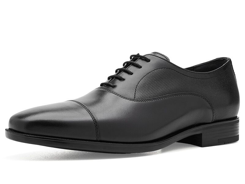ジョンストンアンドマーフィー メンズ シューズ オックスフォード キャップ Johnston Murphy Mills Perfed CapToe Black ブラック