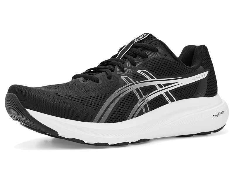 アシックス メンズ シューズ スニーカー Asics GELContendR 10 BlackWhite ホワイト
