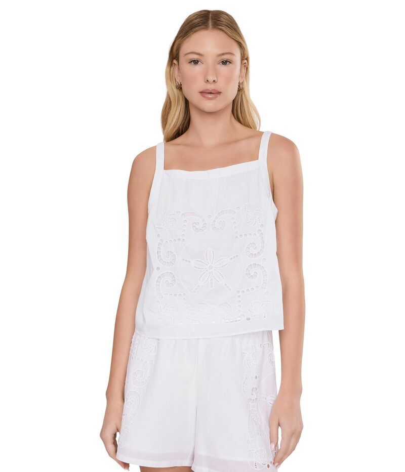 リリーピュリッツァー レディース トップス シャツ クロップド Lilly Pulitzer Maisey Cropped Top Resort White Shell Of A Timenginee 26,520円