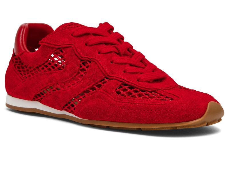 スティーブ マデン レディース シューズ サンダル Steve Madden Abbie Red Suede Mesh レッド