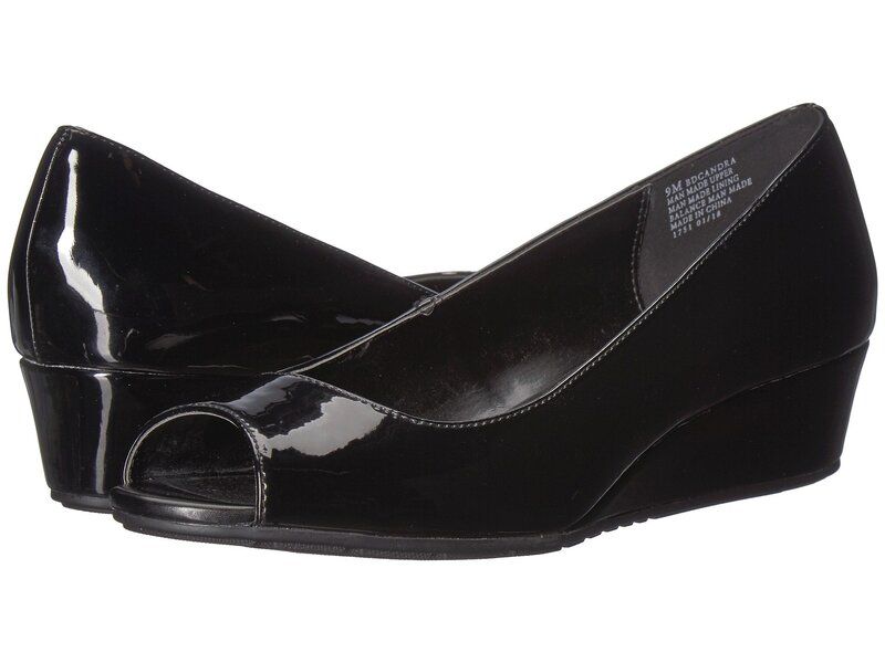 バンドリーノ レディース シューズ ブーツ・レインブーツ Bandolino Candra Black Patent Sleek Patent PU ブラック