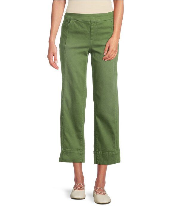 ウエストバウンド レディース ボトムス カジュアルパンツ プチ Westbound Petite Size PullOn High Riseam Pants Vineyard Green グリーン