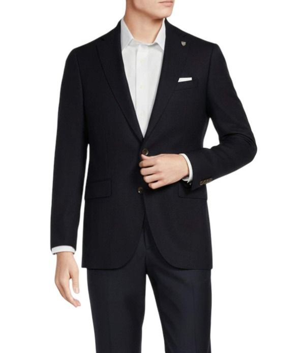 ダニエル クレミュ メンズ アウター ジャケット・ブルゾン コート Cremieux Modern Fit Solid Hopsack Pattern Sport Coat Navy ネイビー