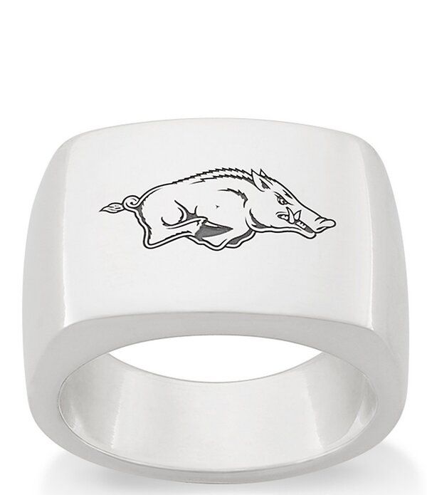 ジェームズ エイヴリー メンズ アクセサリー カフスボタン James Avery University of Arkansasignet Ring Sterling Silver シルバー