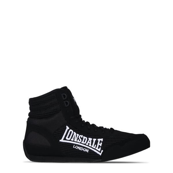 ロンズデール レディース シューズ ブーツ・レインブーツ Lonsdale Contender Boxing Boots BlackWhite ホワイト
