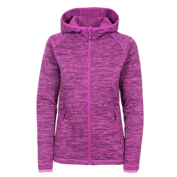 トレスパス レディース アンダーウェア ナイトウェア フリース Trespass Womens FullZip Fleece Prpl Orchd Mrl